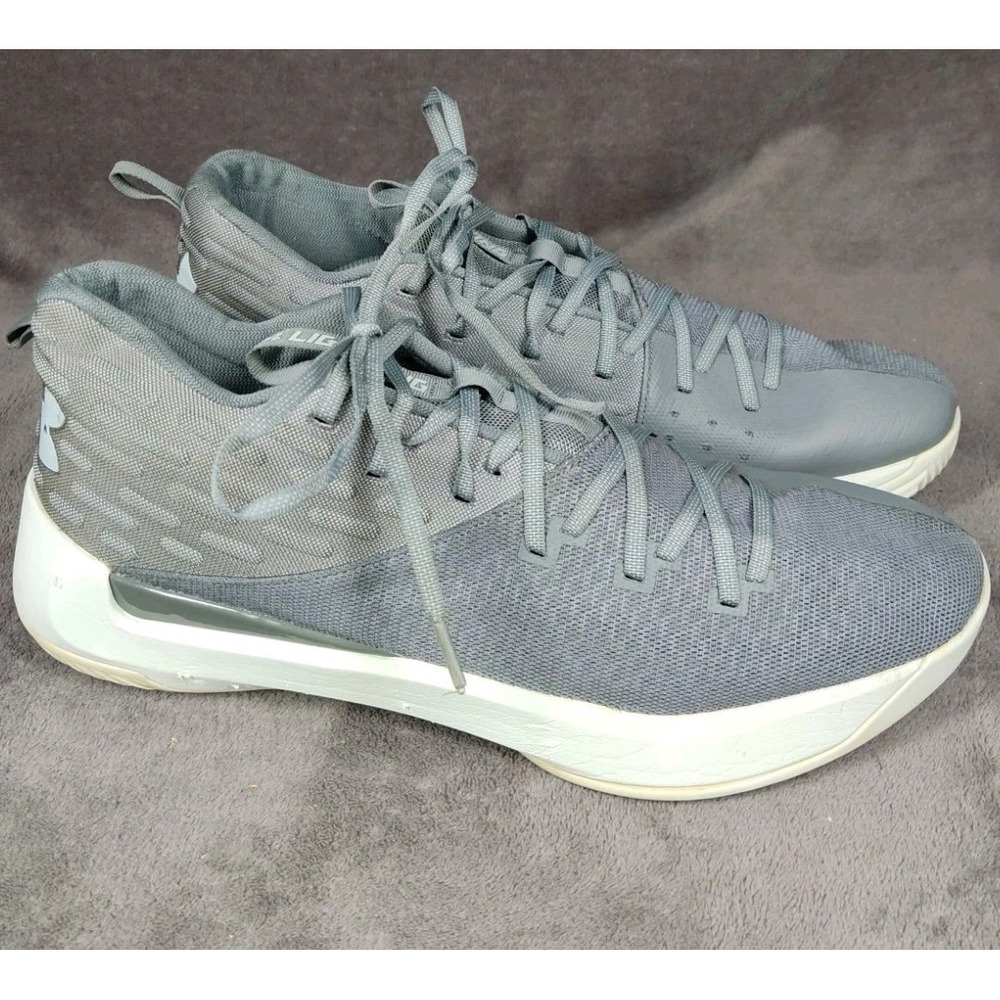 Under Armour Lightning Men's Basketball Shoes‎ Grey Size 13 3020619-100